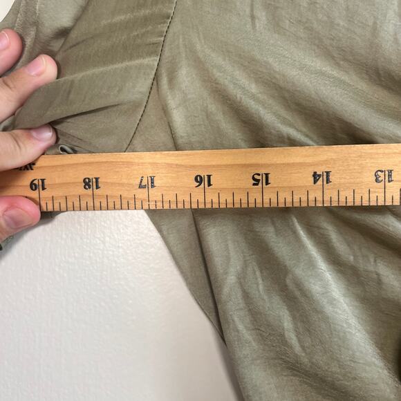 Billy J. Luna Dress Fit and Flare Sage Mini Dress size 10 - Picture 10 of 13